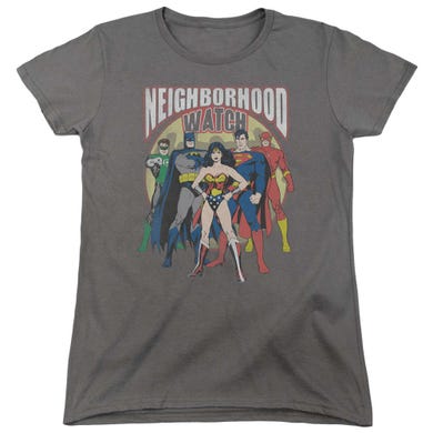 Justice League Neighborhood Watch Women's T-Shirt