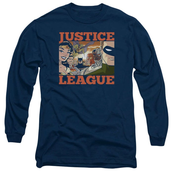 Justice League New Dawn Group Long Sleeve Shirt