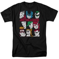 Justice League Nine Blocks Of Justice T-Shirt