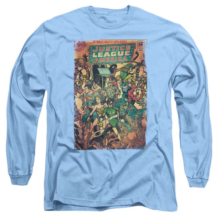 Justice League No 212 Vintage Long Sleeve Shirt