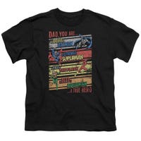 Justice League Official Dad A True Hero Kids T-Shirt