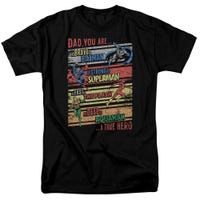 Justice League Official Dad A True Hero T-Shirt