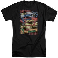 Justice League Official Dad A True Hero Tall T-Shirt