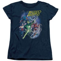 Justice League Onward Womens T-Shirt