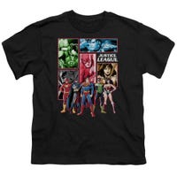Justice League Panels Kids T-Shirt