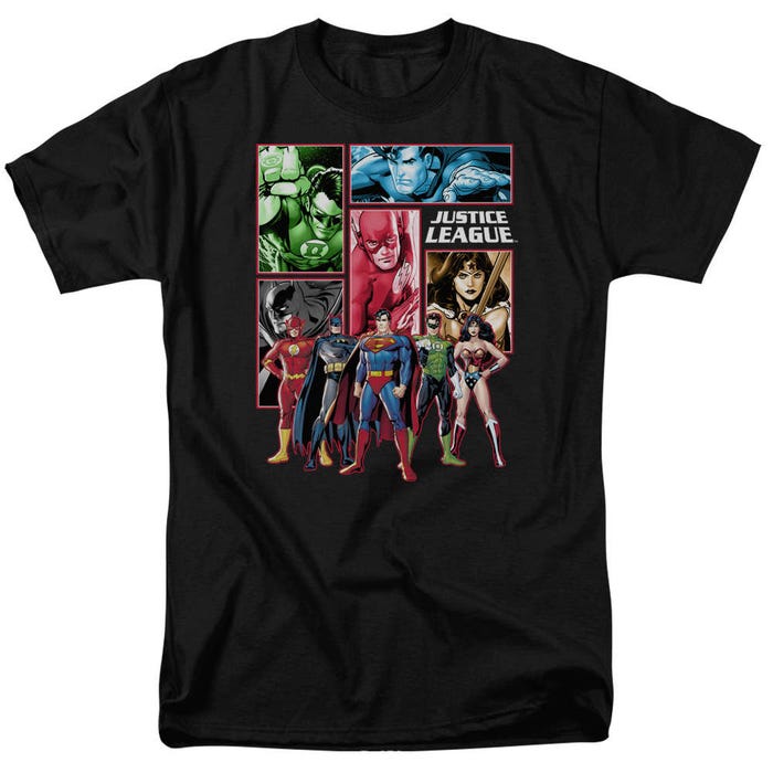 Justice League Panels T-Shirt
