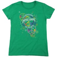 Justice League Peace League  Womens T-Shirt