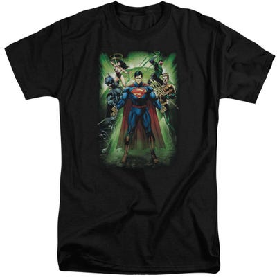 Justice League Power Burst Tall T-Shirt