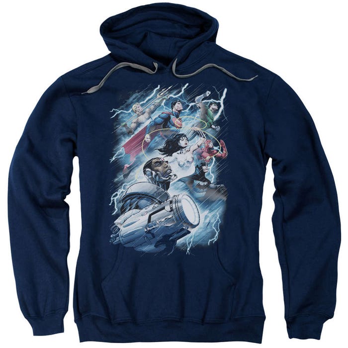 Justice League Ride The Lightning Hoodie