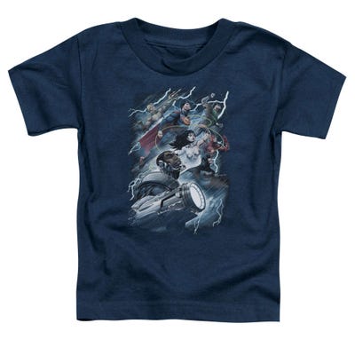 Justice League Ride The Lightning Toddler T-Shirt