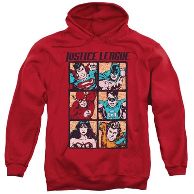 Justice League Rough Panels Hoodie