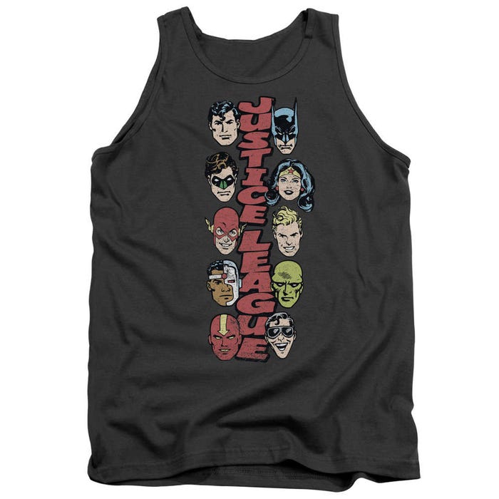 Justice League Stacked Justice Tank Top
