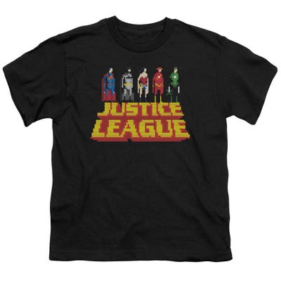Justice League Standing Above Kids T-Shirt