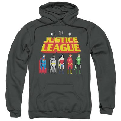 Justice League Standing Below Hoodie