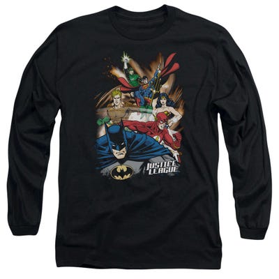 Justice League Starburst Long Sleeve Shirt