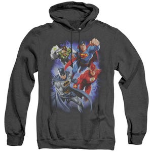 Justice League Storm Makers Adult Heather Hoodie