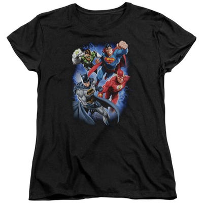Justice League Storm Makers Womens T-Shirt