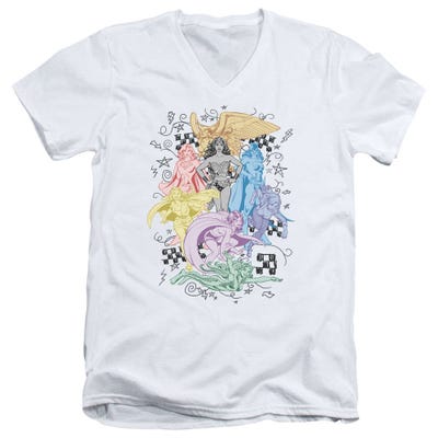 Justice League Super V-Neck T-Shirt