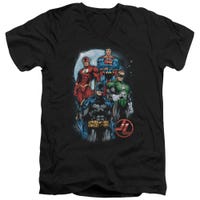 Justice League The Four V-Neck T-Shirt