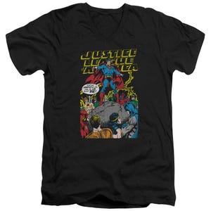 Justice League Ultimate Sacrifice V-Neck T-Shirt