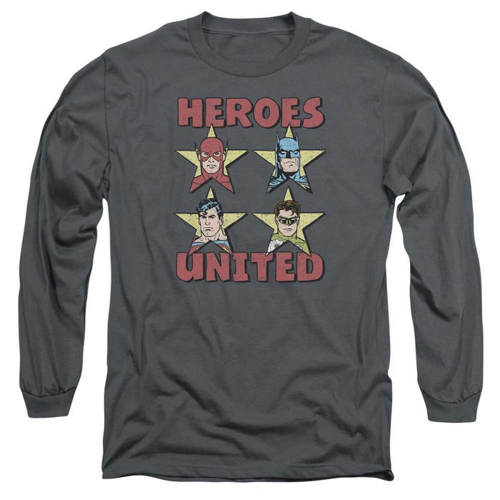 Justice League United Stars Long Sleeve Shirt
