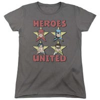 Justice League United Stars Womens T-Shirt