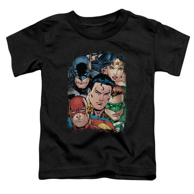 Justice League Up Close And Personal Toddler T-Shirt