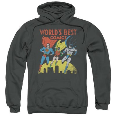 Justice League Worlds Best Comics Hoodie