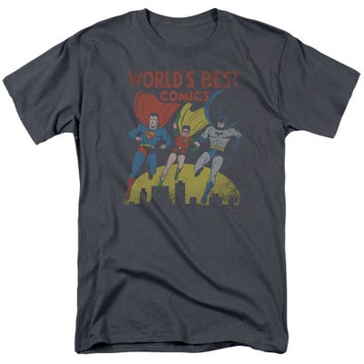 Justice League Worlds Best Comics T-Shirt