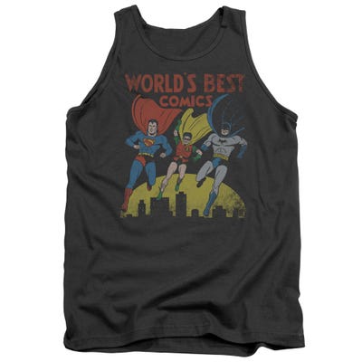 Justice League Worlds Best Comics Tank Top