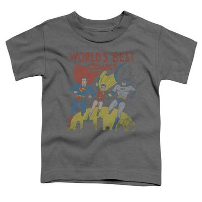 Justice League Worlds Best Comics Toddler T-Shirt