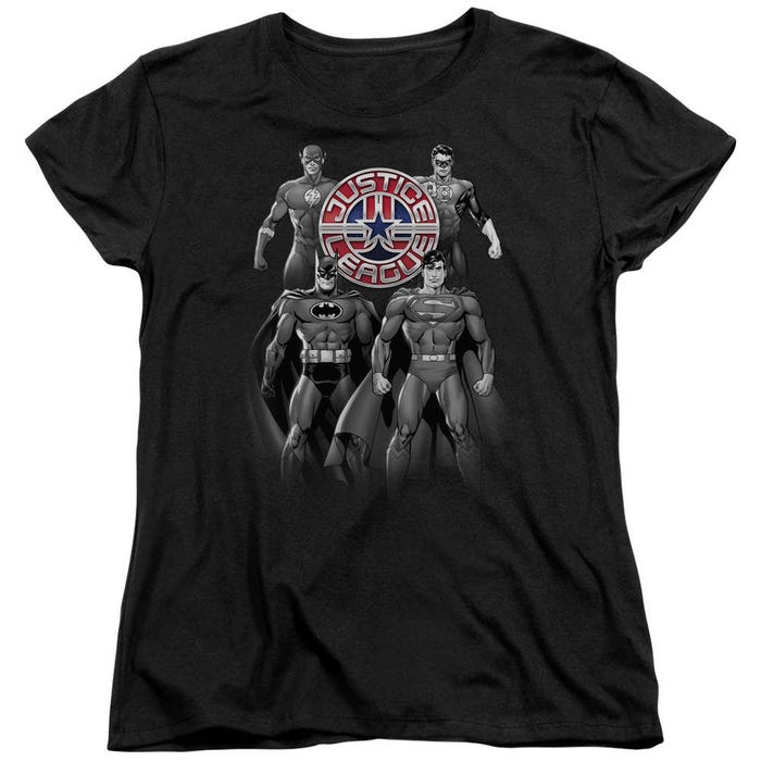 Justice Record Shades Of Gray Womens T-Shirt