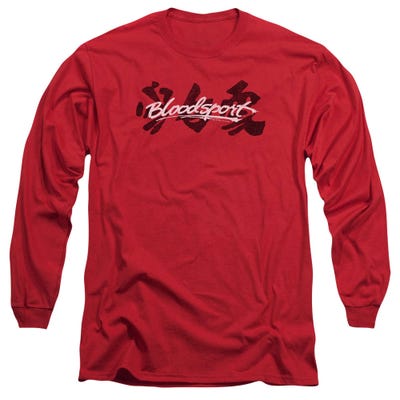 Kanji Bloodsport Ninja Logo Long Sleeve Shirt