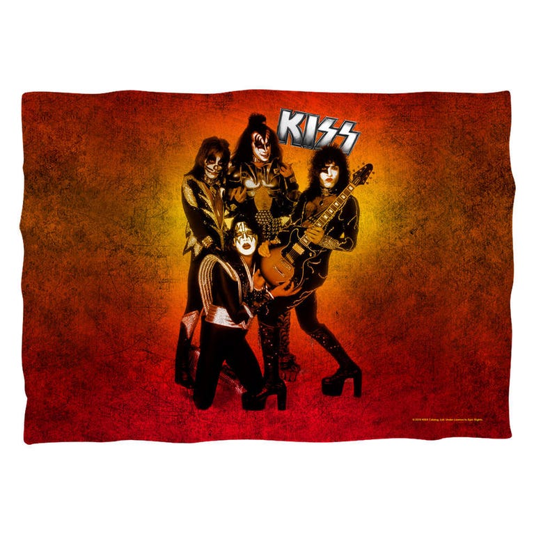 TeeShirtPalace Kiss Fire Pose All Over Front T-Shirt 