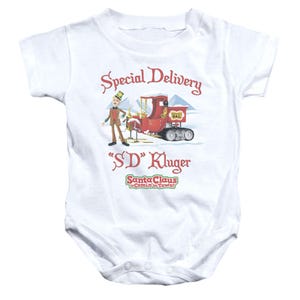 Kluger Santa Claus Is Comin' to Town Baby Bodysuit