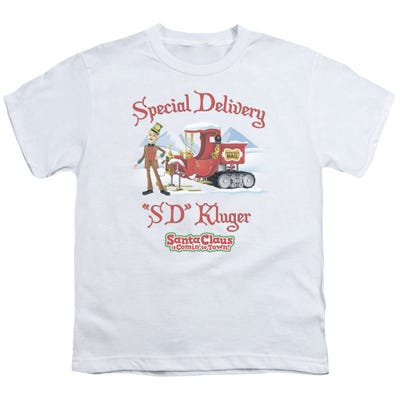 Kluger Santa Claus Is Comin' to Town Kids T-Shirt