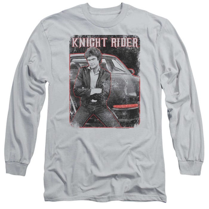 Knight Rider And Kitt Long Sleeve Shirt