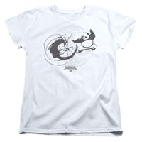 Kung Fu Panda 3 Face Off Womens T-Shirt