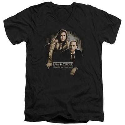 Law & Order Helping Victims V-Neck T-Shirt