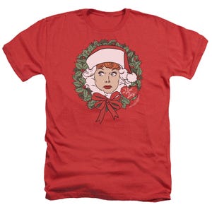 I Love Lucy Wreath Heather T-Shirt