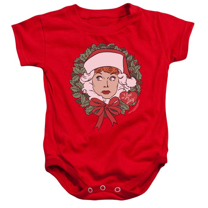 I Love Lucy Wreath Baby Bodysuit