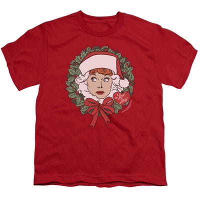 I Love Lucy Wreath Kids T-Shirt