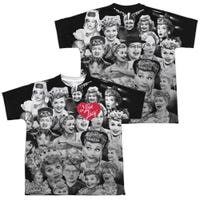 I Love Lucy Faces Back & Front Kids Sublimation T-Shirt