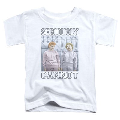 Seriously Cannot I Love Lucy Toddler T-Shirt