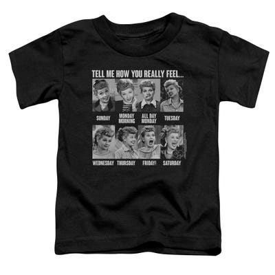 I Love Lucy 8 Days a Week Toddler T-Shirt