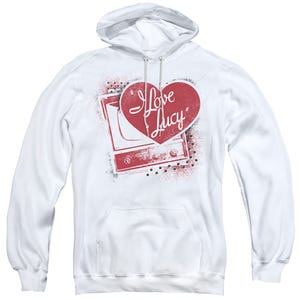 I LOVE LUCY SPRAY PAINT HEART Hoodie