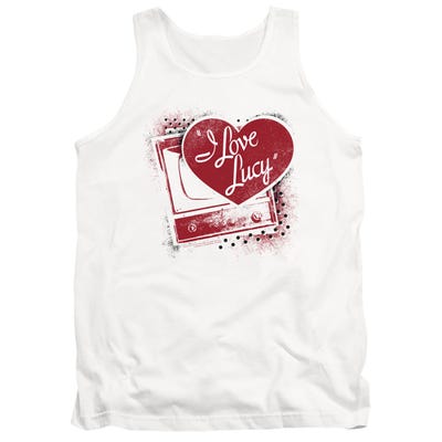 I LOVE LUCY SPRAY PAINT HEART Tank Top
