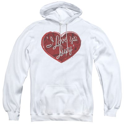 I LOVE LUCY RED GLITTER 75 Hoodie