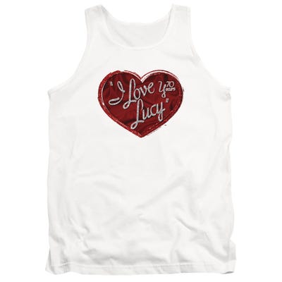 I LOVE LUCY RED GLITTER 75 Tank Top