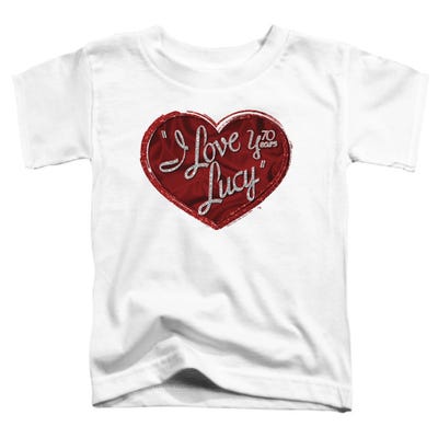 I LOVE LUCY RED GLITTER 75 Toddler T-Shirt